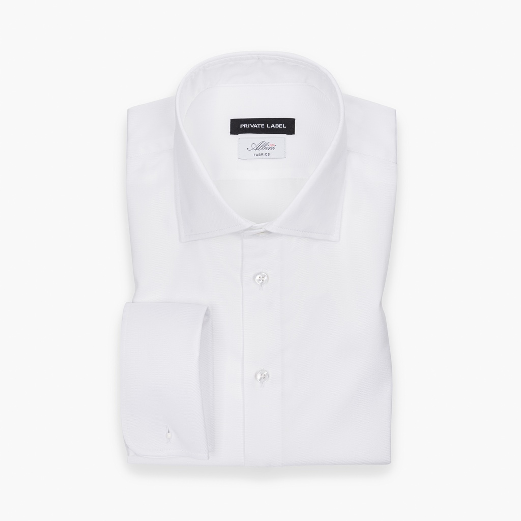 RTW001023 Koszula Biała, Slim Fit, Twill