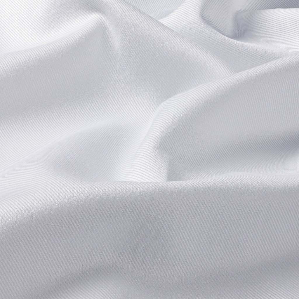 MTM000001 Bawełna, Twill, Biała.