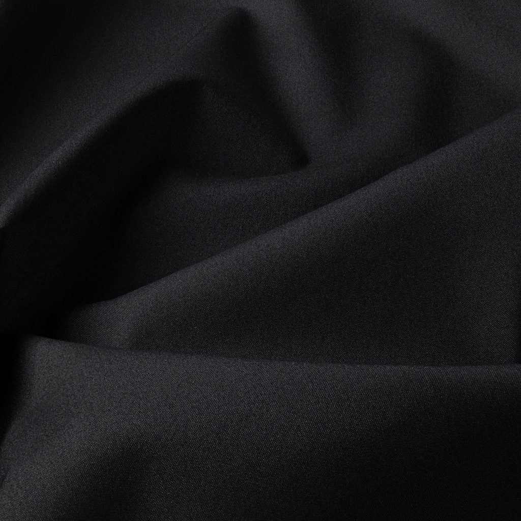 MTM000064 Cotton with Elastane, Poplin, Black.