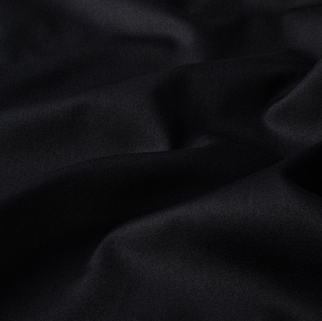 MTM000075 Bawełna z Elastanem, Poplin, Czarna. 