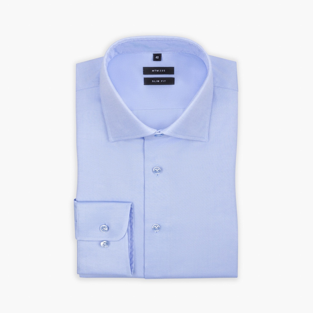 Wdrożenie - Model Slim Fit 235 Błękitne, Koszule pomiarowe 