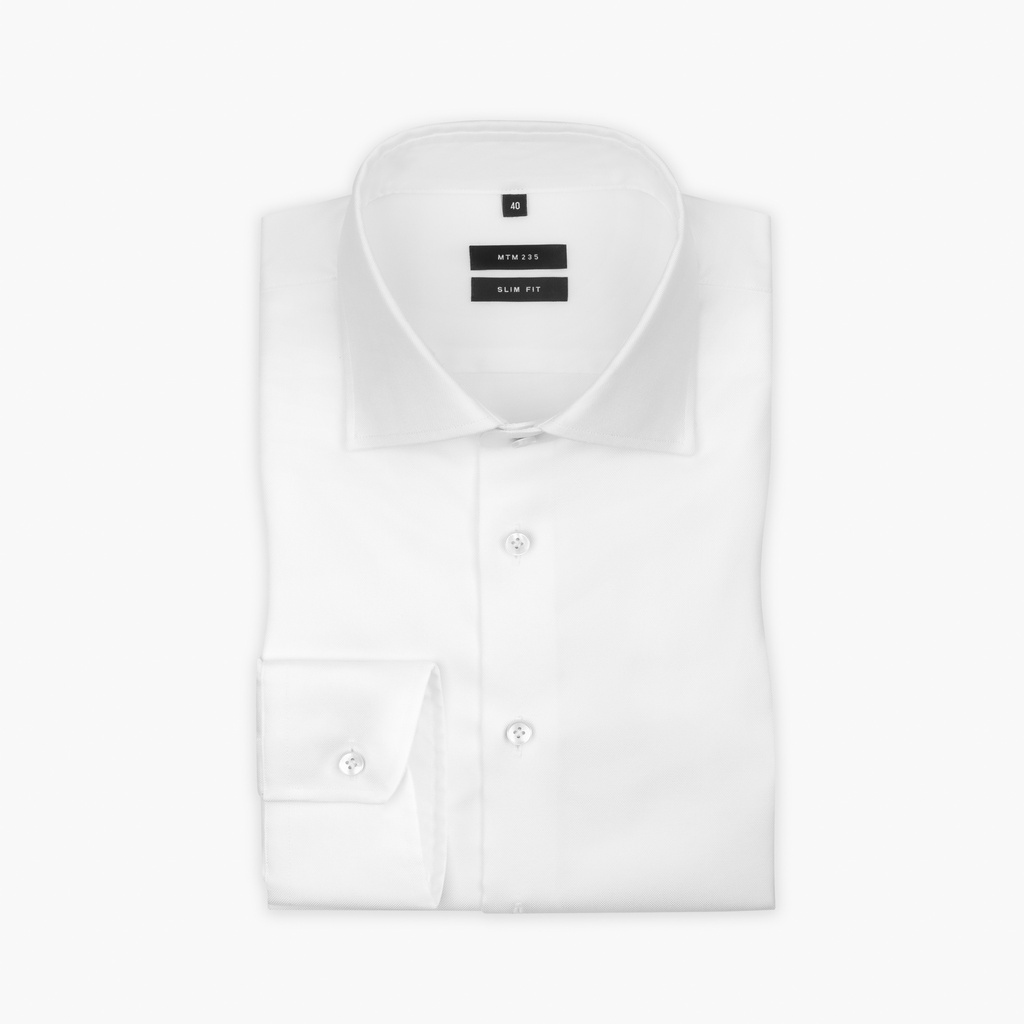 Onboarding – Model Slim Fit 235 White, Measurement Shirts